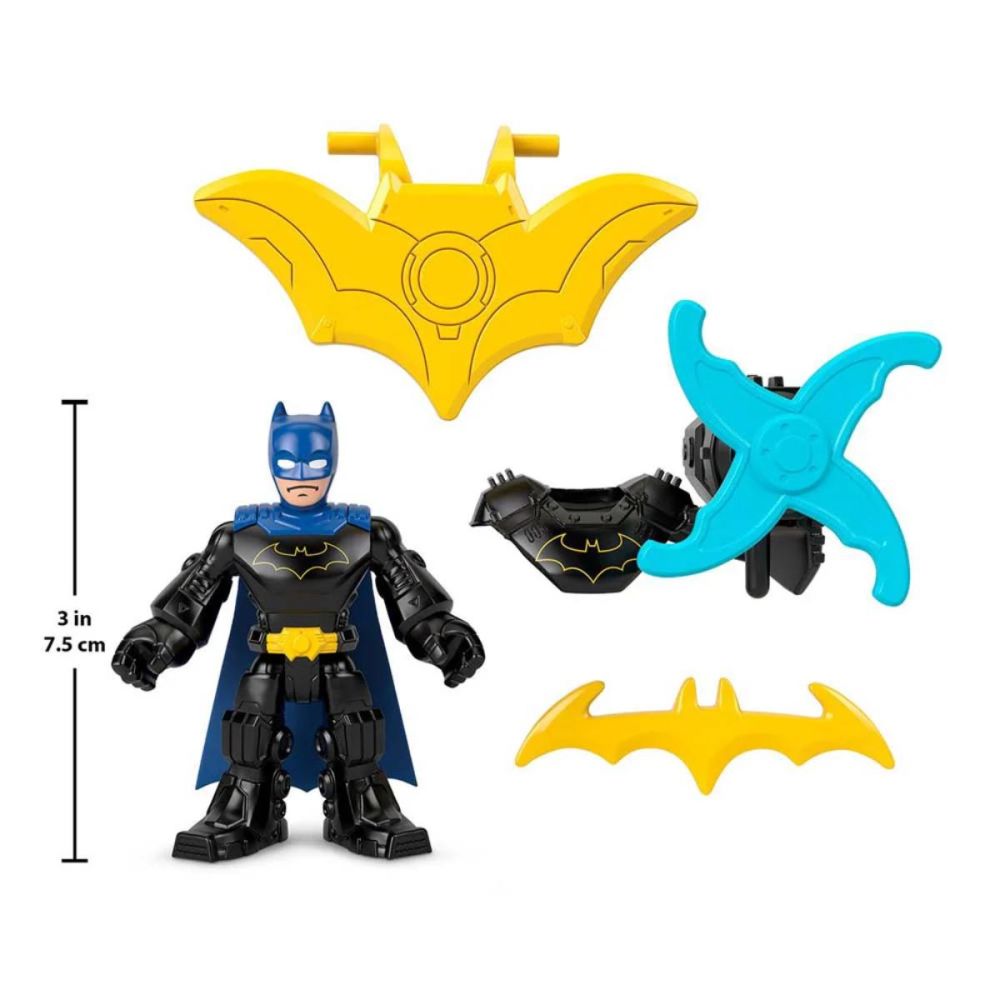 Set de joaca cu figurina, Imaginext, Metal Force, Batman, JDK91