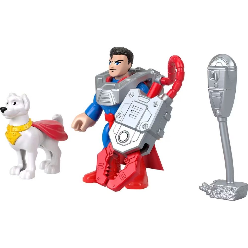 Set de joaca cu figurina, Imaginext, Metal Force, Superman, JGN60