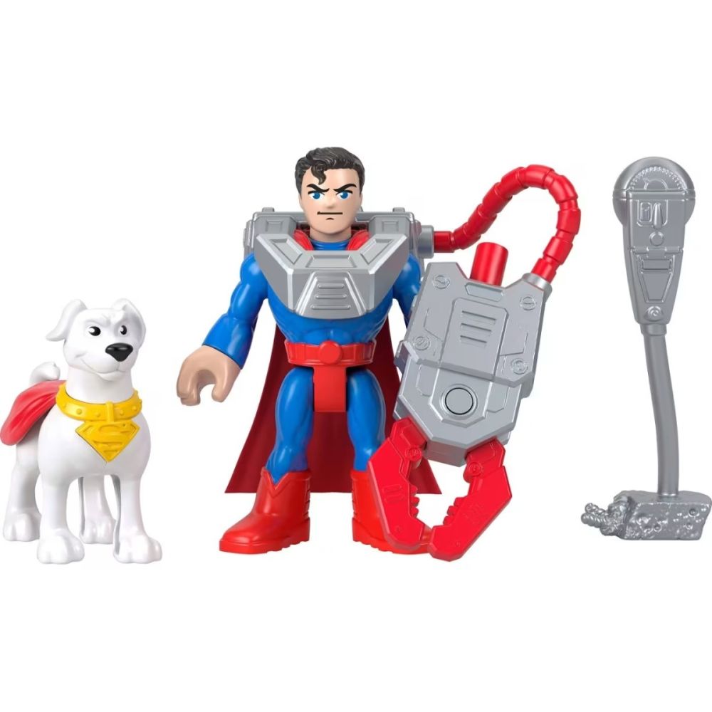 Set de joaca cu figurina, Imaginext, Metal Force, Superman, JGN60