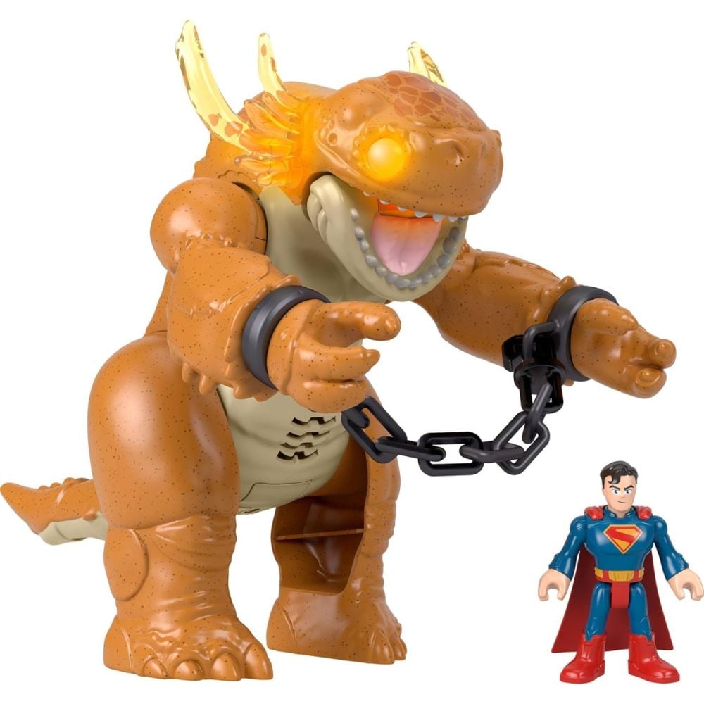 Set 2 figurine, Imaginext, Superman confruntarea cu Kaiju Clash, JDL07