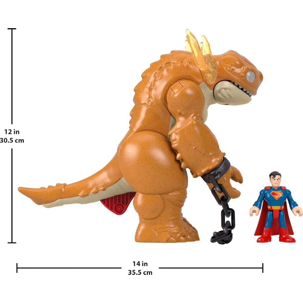 Set 2 figurine, Imaginext, Superman confruntarea cu Kaiju Clash, JDL07