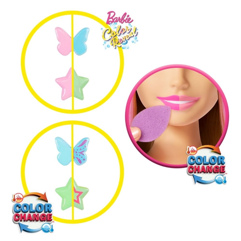 Manechin de coafat, Barbie, Deluxe Rainbow, JFG81