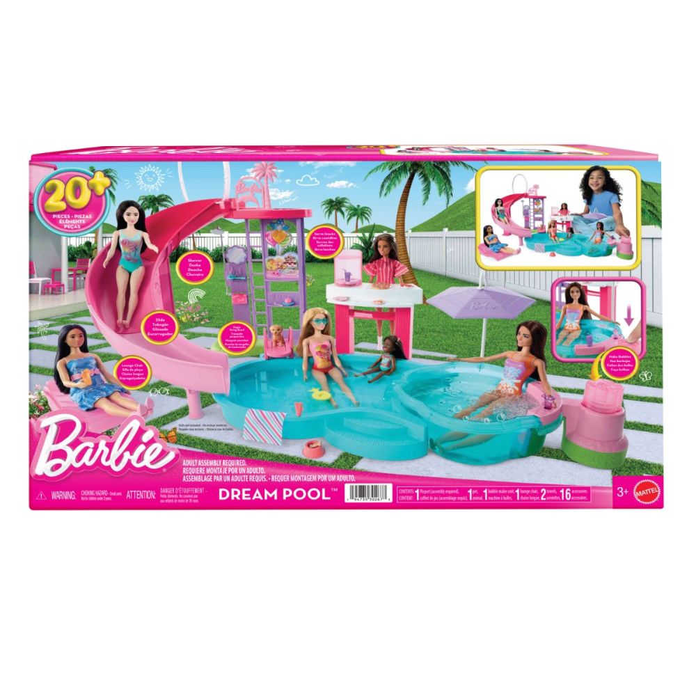 Set de joaca, Barbie, Dream Pool, JFP01