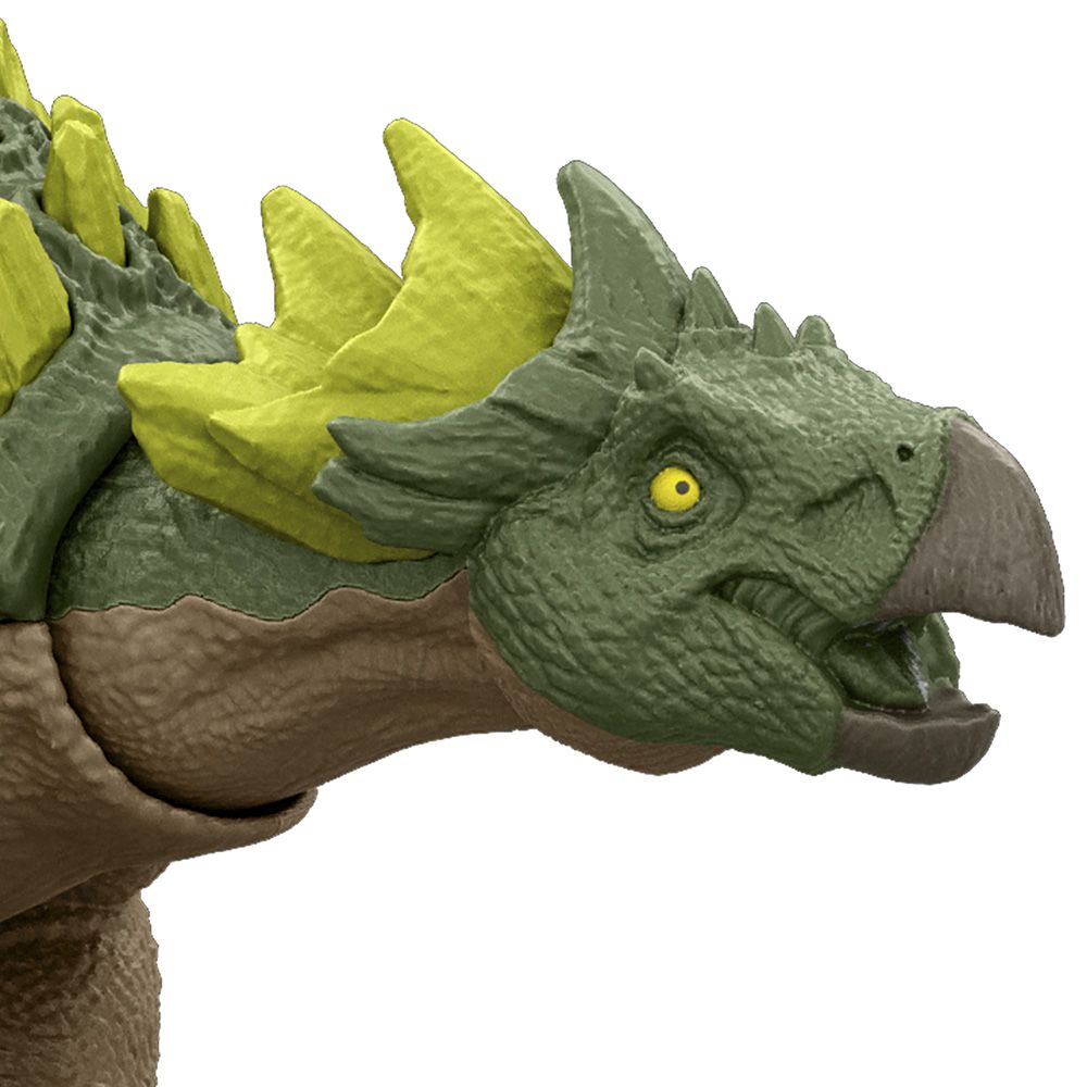 Figura De Dinosaurio Jurassic World Strike Attack Con Escaneo Digital, 7 Pulgadas