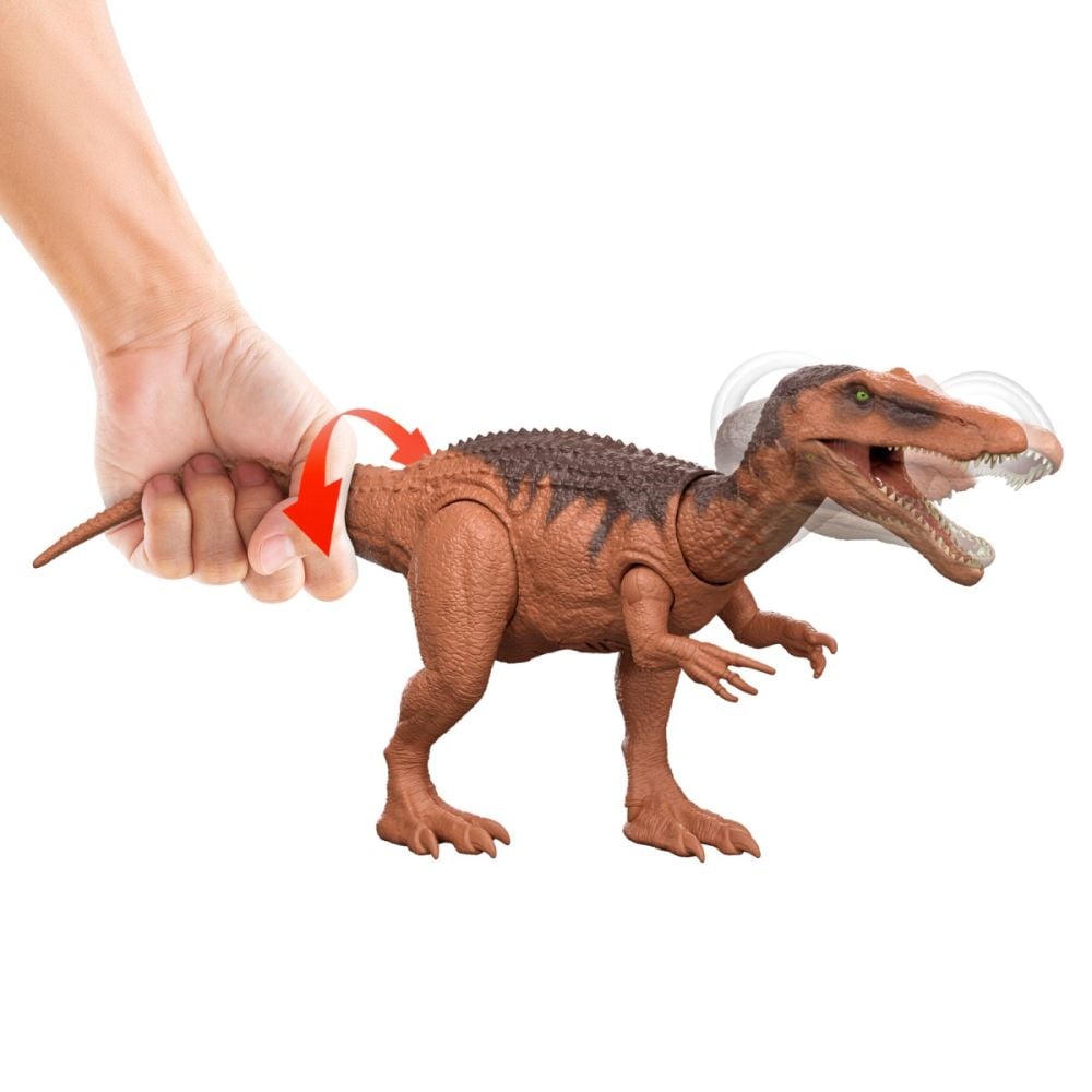 Figurina articulata, Jurassic World Rebirth, Wild Roar, Baryonyx
