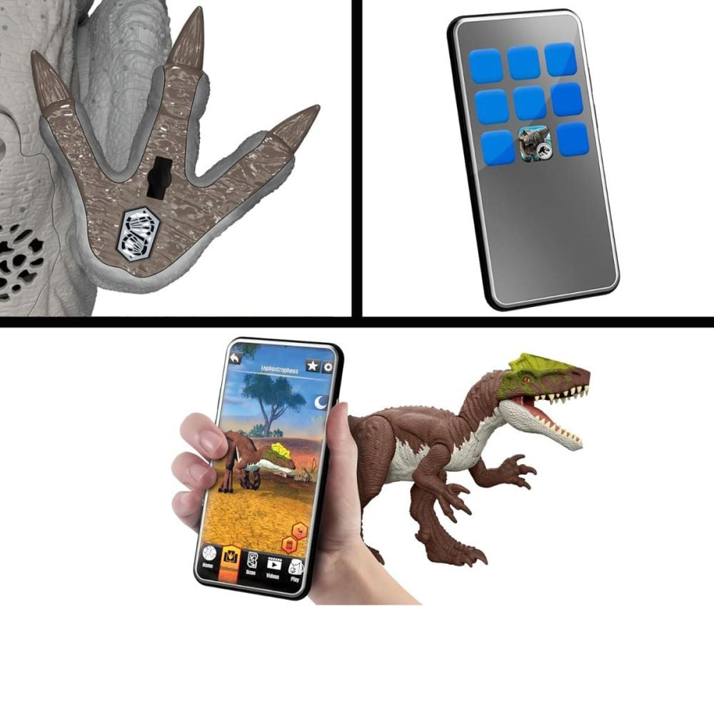 Figurina articulata, Jurassic World Rebirth, Wild Roar, Aucasaurus, JGB88