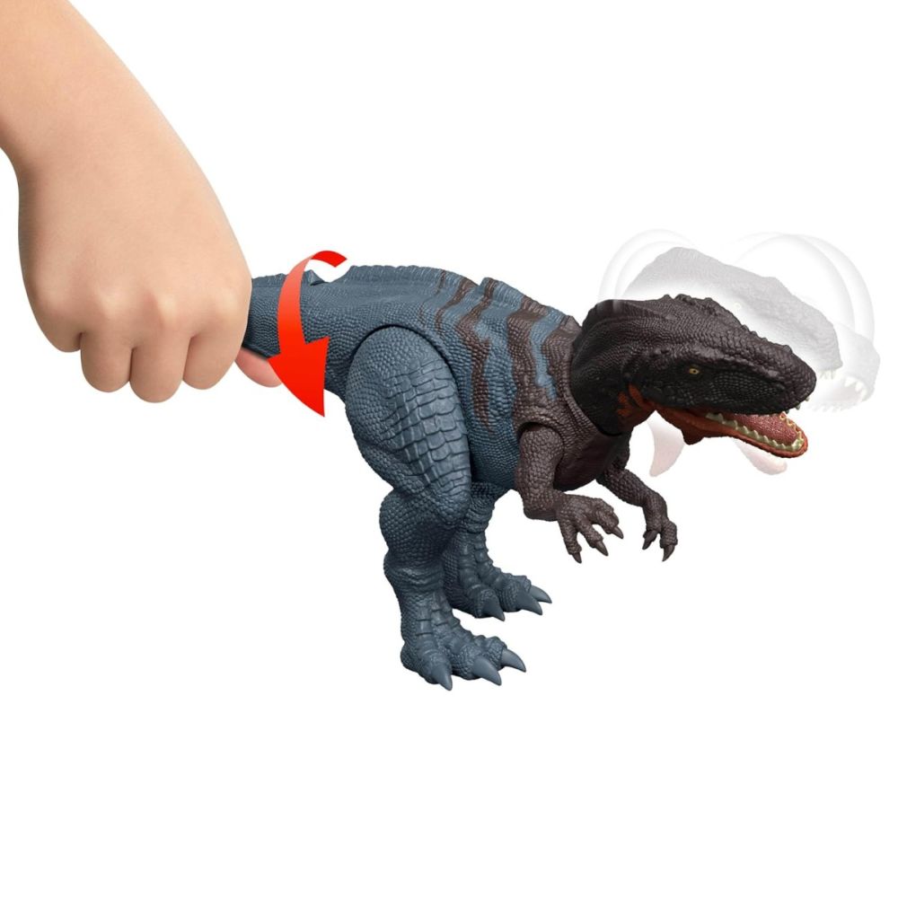 Figurina articulata, Jurassic World Rebirth, Wild Roar, Abelisaurus, JGB91