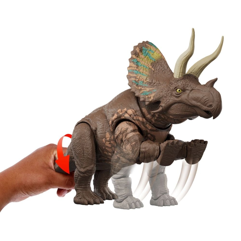 Figurina articulata, Jurassic World Gigantic Thrashers, Eotriceratops, JGB93