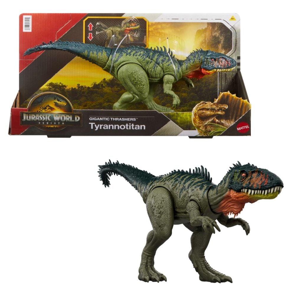 Figurina articulata, Jurassic World Gigantic Thrashers, Tyrannotitan, JCL75