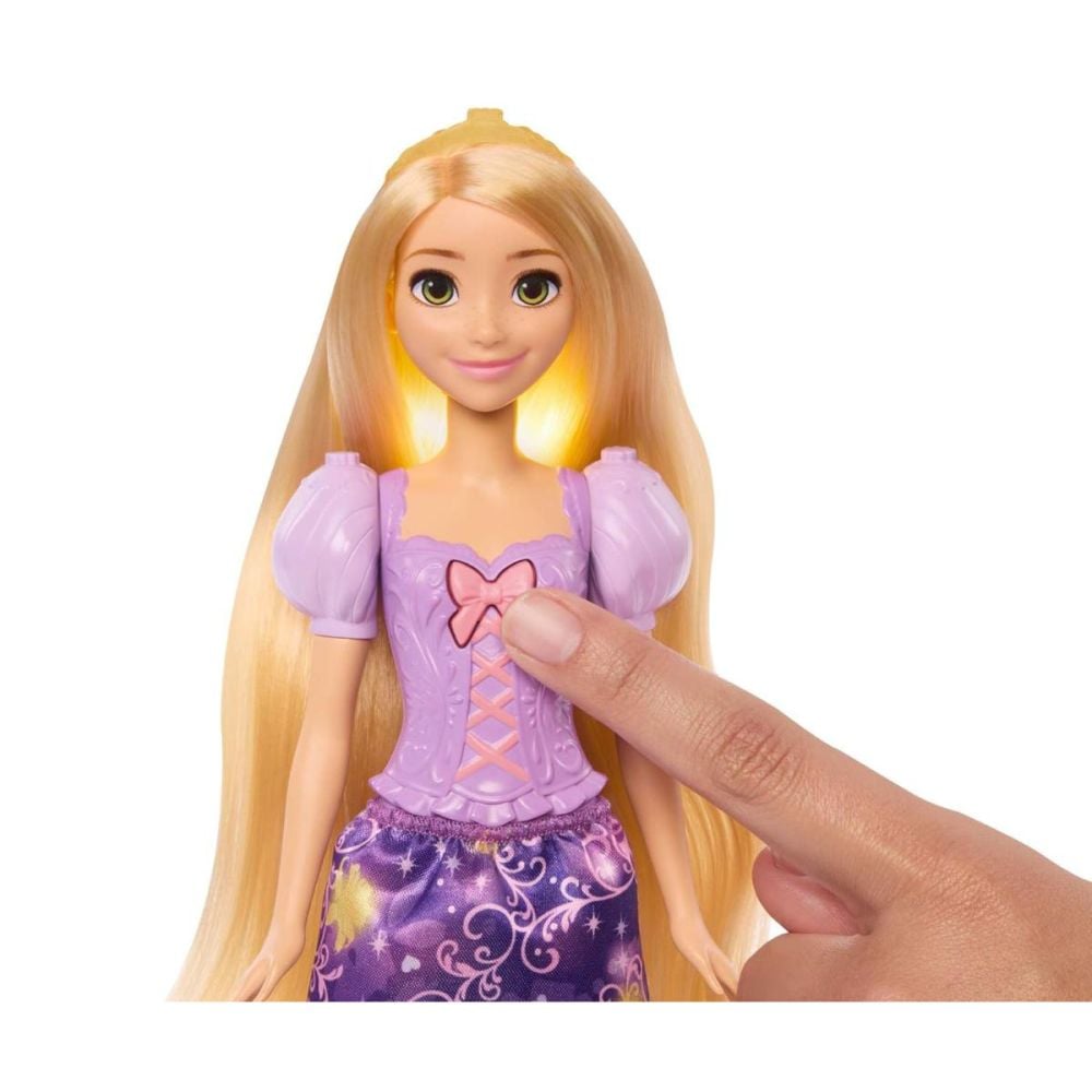 Papusa cu accesorii pentru par, Disney Princess, Magical Hair Rapunzel, JHL46