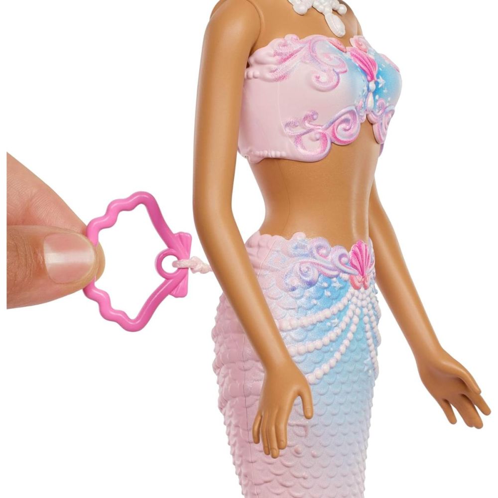Papusa sirena, Barbie, Bubble Sparkle Mermaid, JLW56