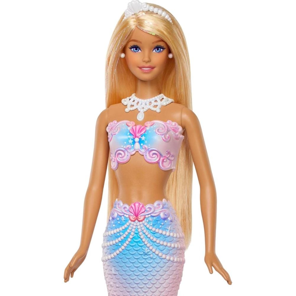 Papusa sirena, Barbie, Bubble Sparkle Mermaid, JLW56