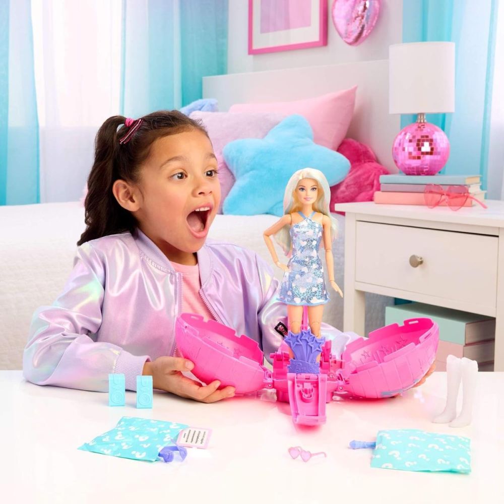 Papusa Barbie, Team Barbie Roll & Reveal, Pop Star, JMK19