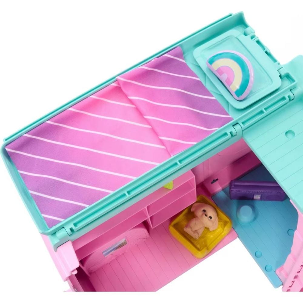 Set de joaca in rulota Barbie, Dream Land, Road Trip Camper, JMK45