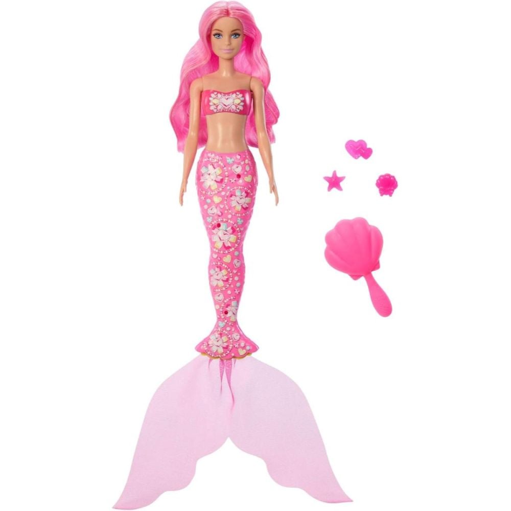 Papusa sirena, Barbie, Color Reveal, JMW61
