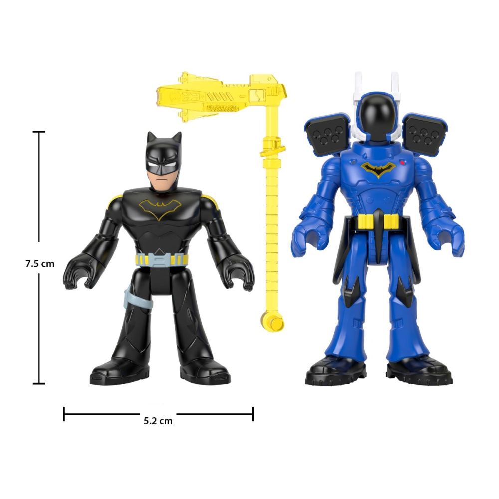 Set 2 figurine, Imaginext, DC Super Friends, Batman si Rookie, GXJ30