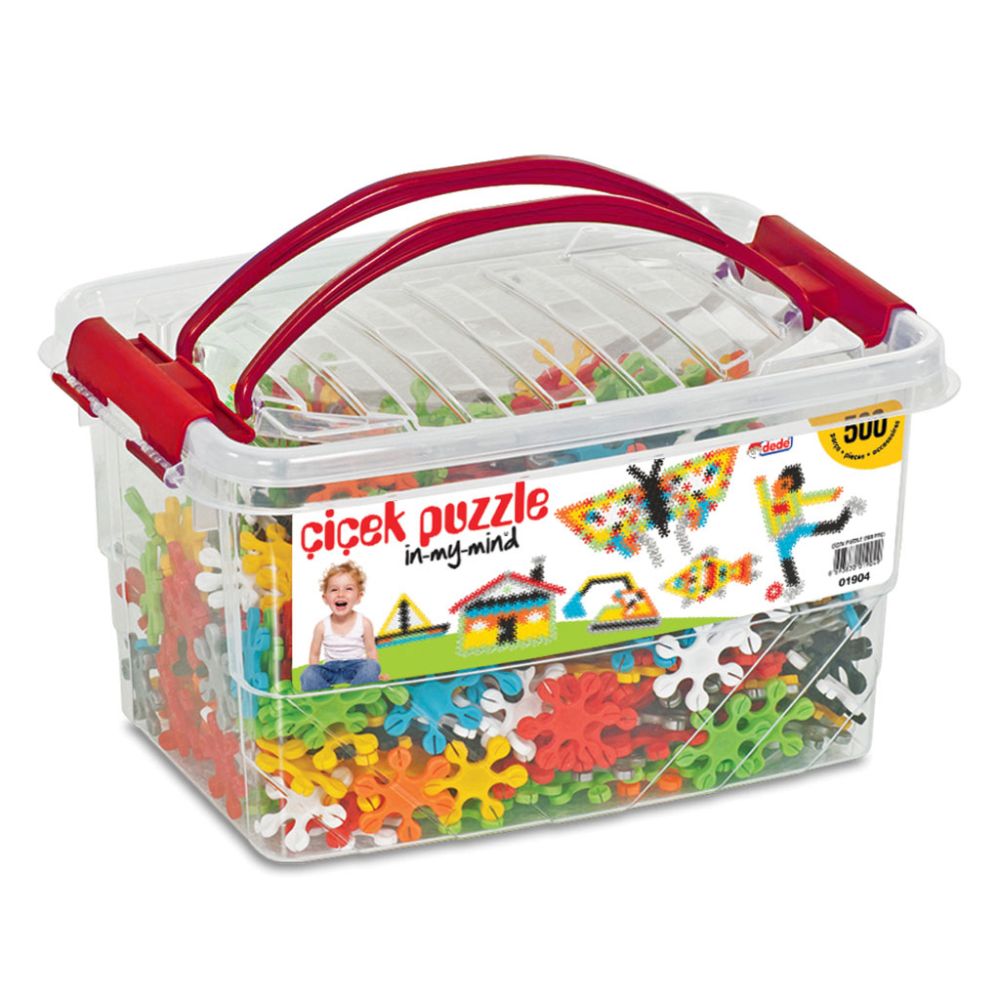 Set de constructie, Dede, Floral Puzzle, 500 piese