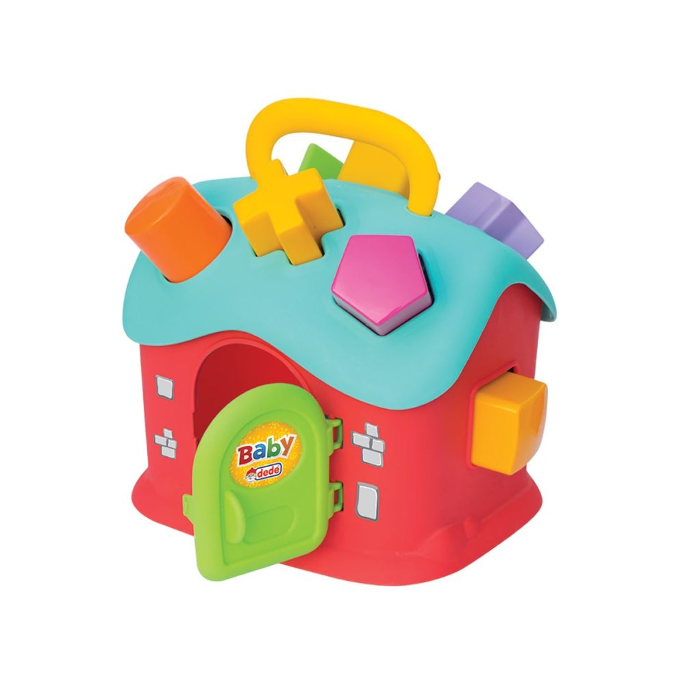 Jucarie de sortare, Dede, Baby Shape Sorter House, 13 piese