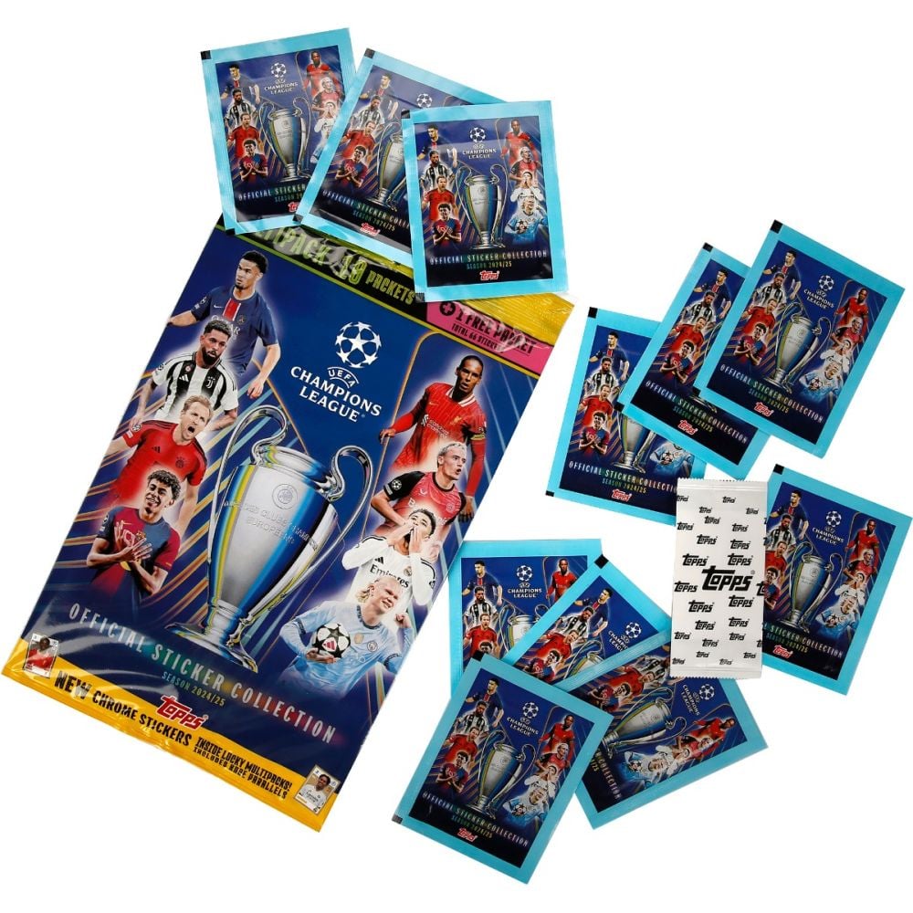 Set stickere, Topps, Champions League 2024-2025, Mega Multipack