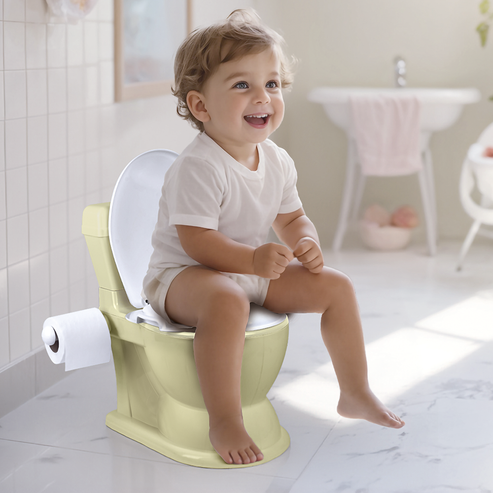 Olita tip WC 2 in 1 cu sunet, Dolu Nuve, Verde