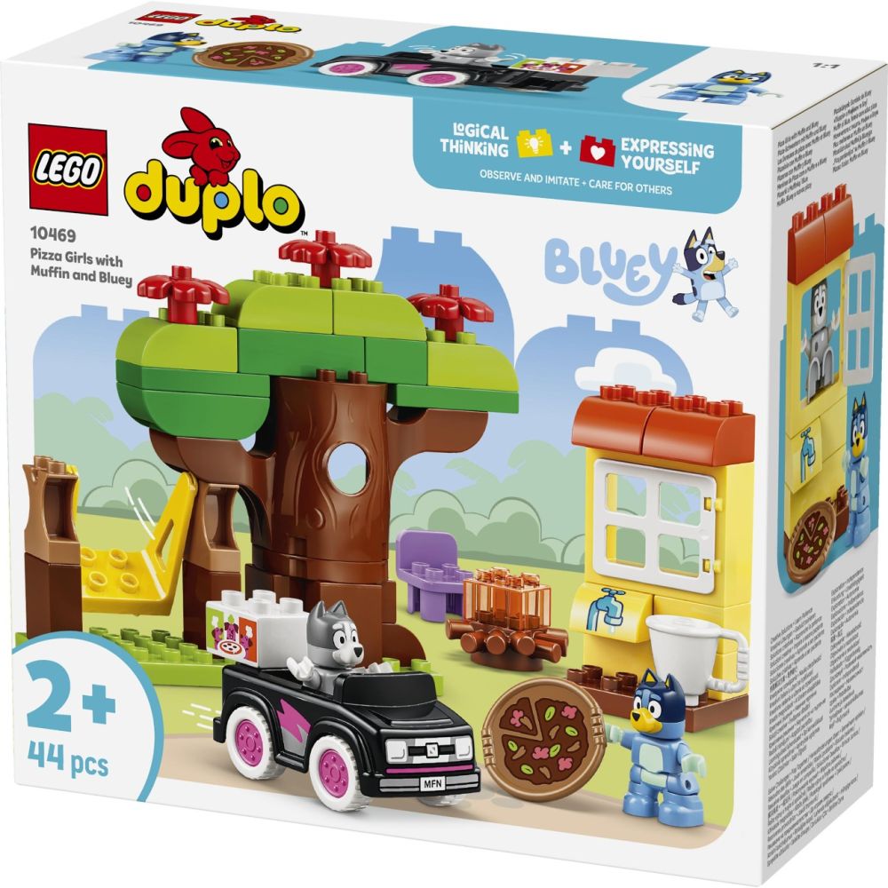 LEGO® DUPLO - Muffin Si Blue, fetele care aduc pizza (10469)