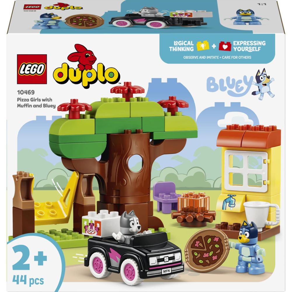 LEGO® DUPLO - Muffin Si Blue, fetele care aduc pizza (10469)