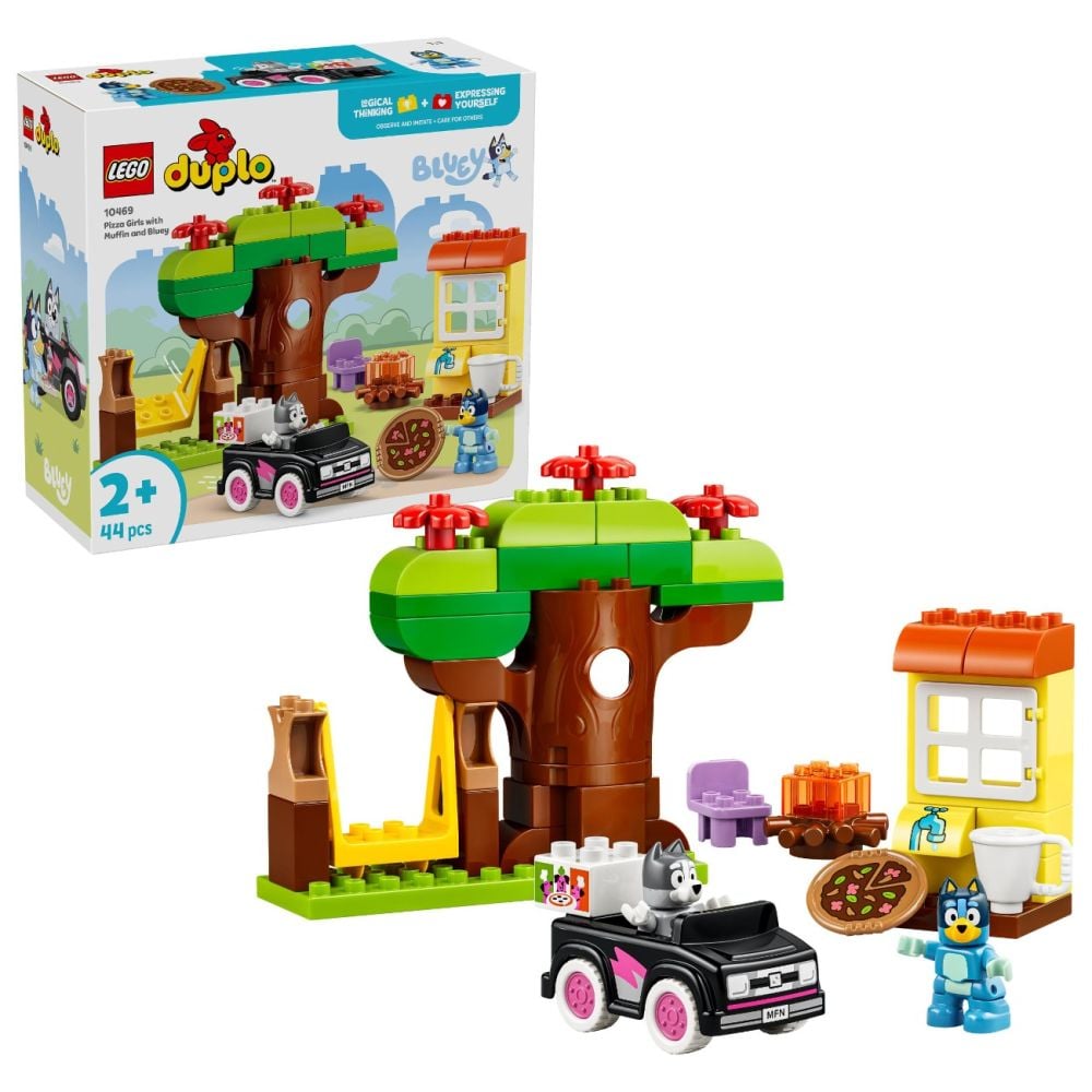 LEGO® DUPLO - Muffin Si Blue, fetele care aduc pizza (10469)
