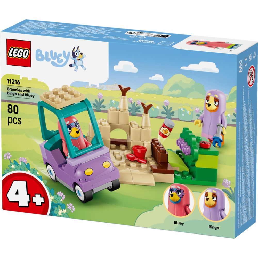 LEGO® Bluey - Bingo si Blue se joaca de-a bunicutele (11216)