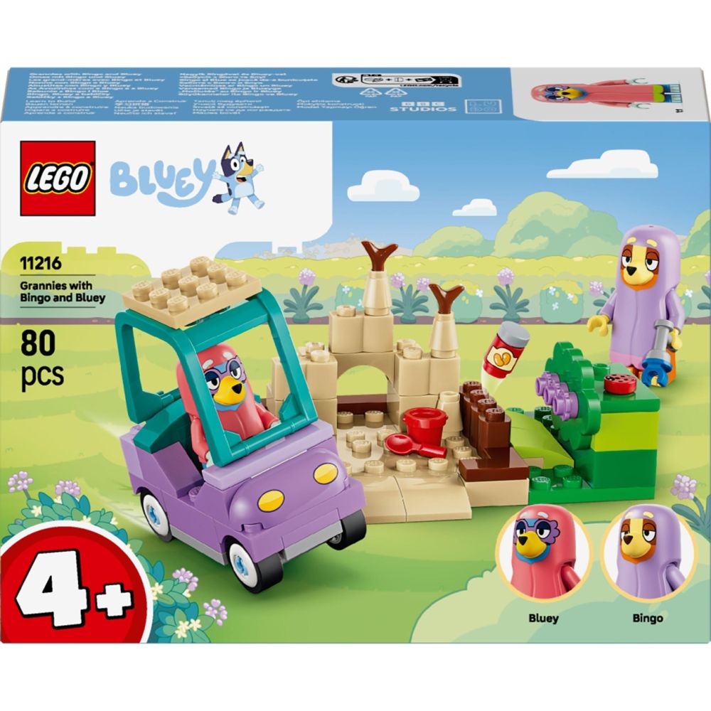 LEGO® Bluey - Bingo si Blue se joaca de-a bunicutele (11216)