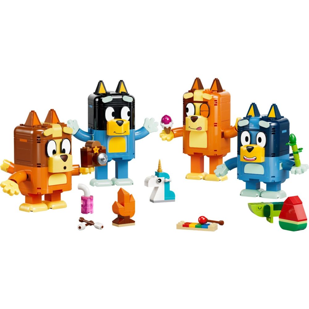 LEGO® Bluey - Familia lui Blue din caramizi (11217)