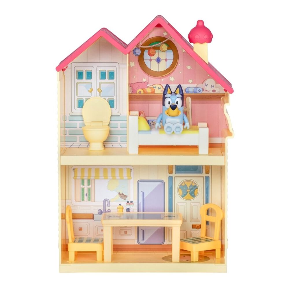 Set de joaca cu figurina, Bluey, Mini Bluey Home