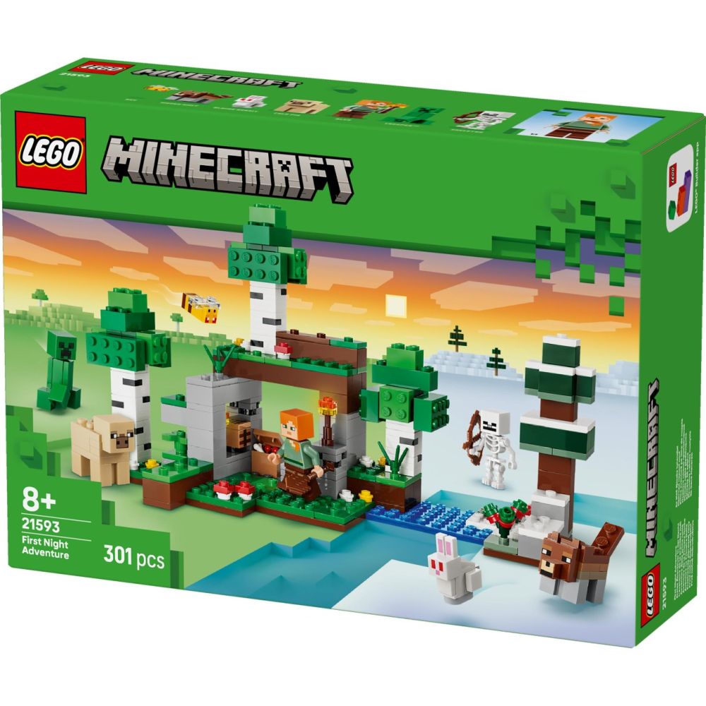 LEGO® Minecraft - Prima aventura pe timp de noapte (21593)