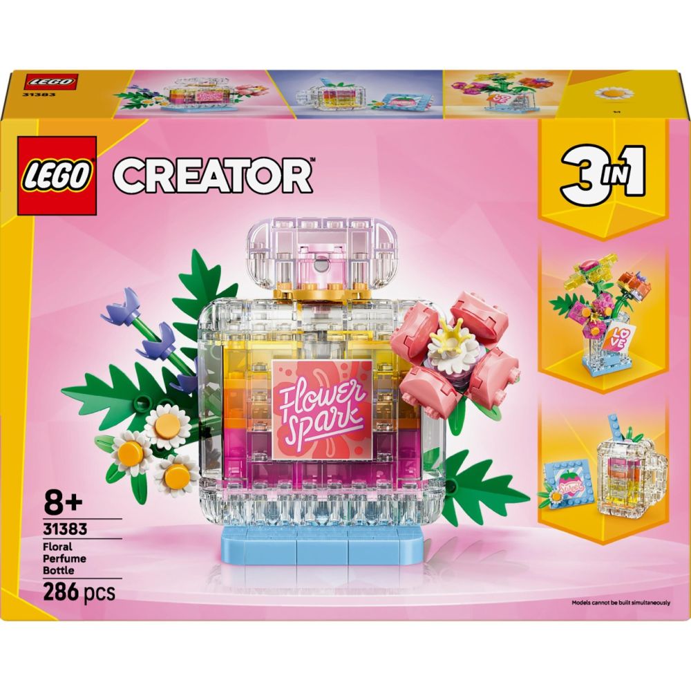LEGO® Creator - Sticla de parfum cu flori decorativa (31383)