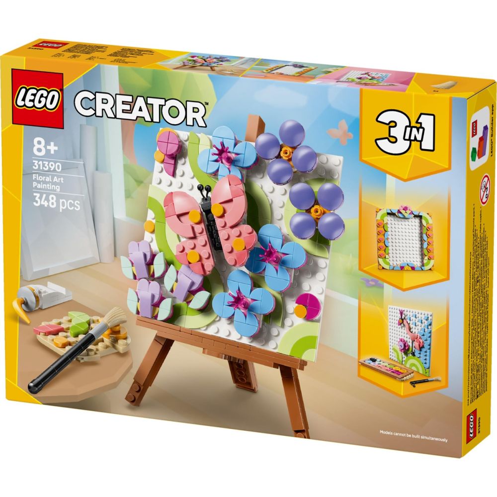 LEGO® Creator - Tablou decorativ cu arta florala (31390)