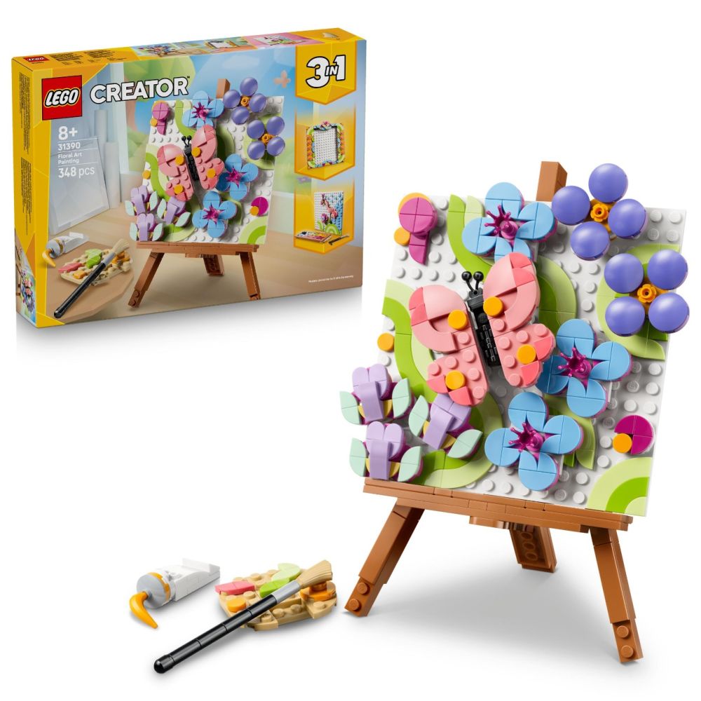 LEGO® Creator - Tablou decorativ cu arta florala (31390)