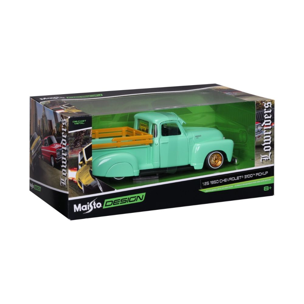 Masina din metal, Maisto, Lowrider, 1950 Chevrolet 3100 Pickup, 1:25