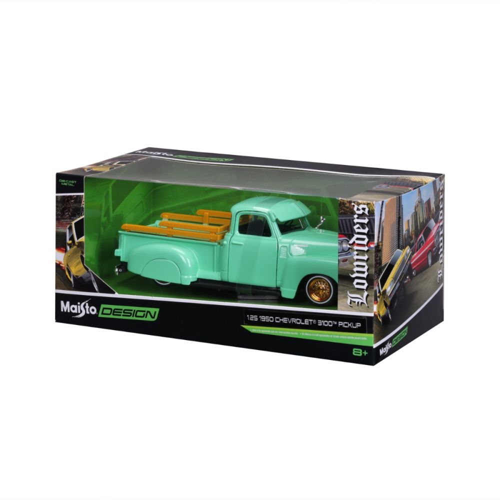 Masina din metal, Maisto, Lowrider, 1950 Chevrolet 3100 Pickup, 1:25