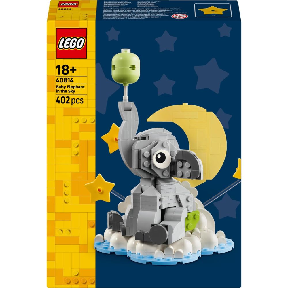 LEGO® Iconic - Pui de elefant pe cer (40814)