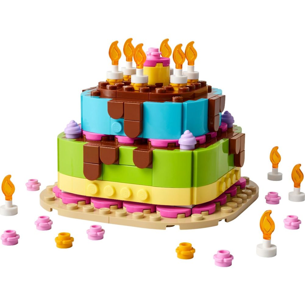LEGO® Iconic - Tort pentru petrecerea de zi de nastere (40815)