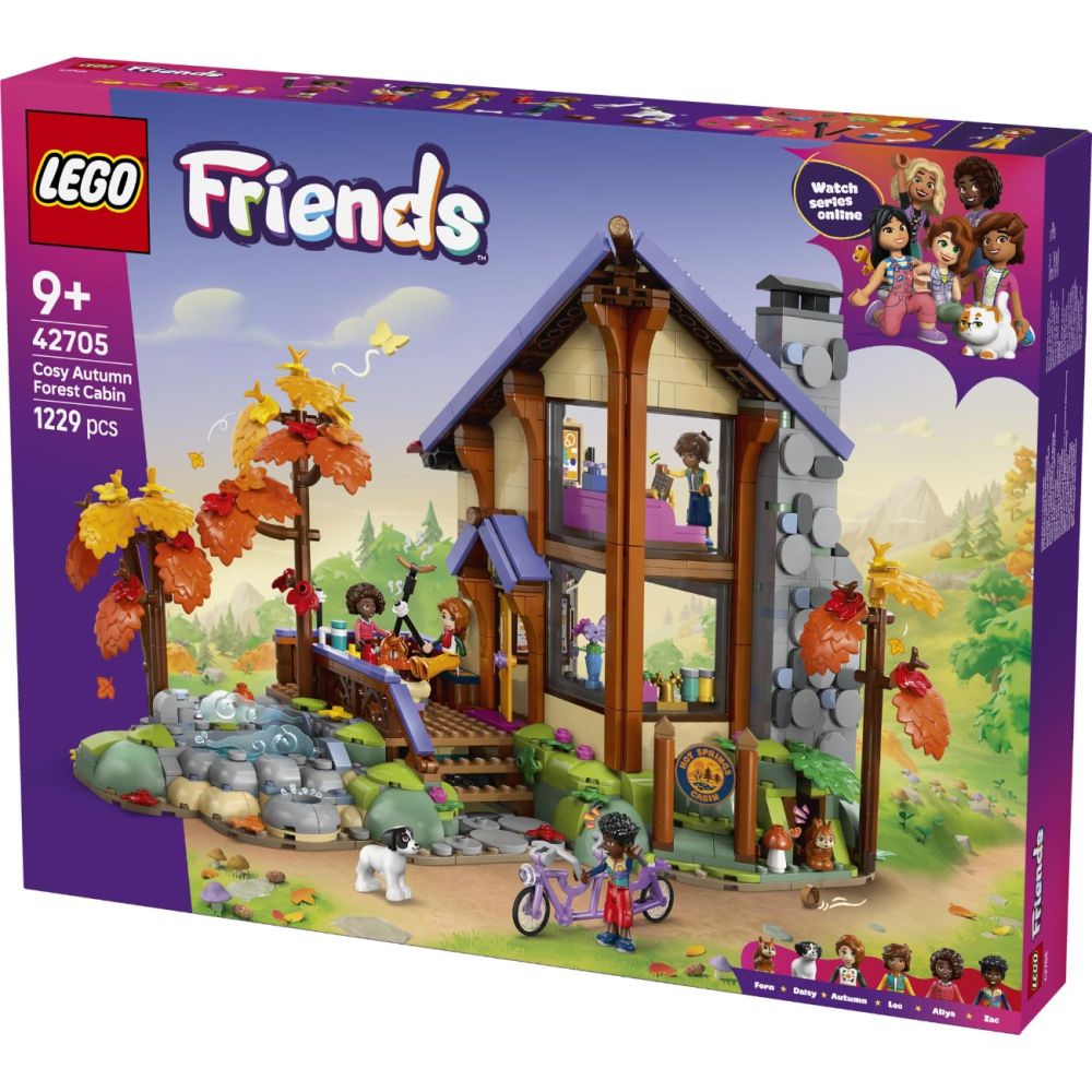 LEGO® Friends - Cabana primitoare in Padure Toamna (42705)