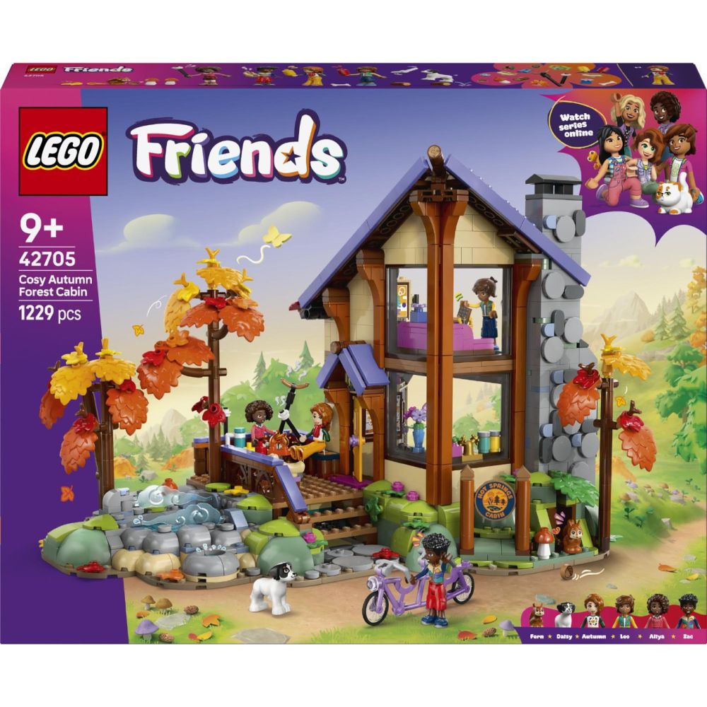 LEGO® Friends - Cabana primitoare in Padure Toamna (42705)