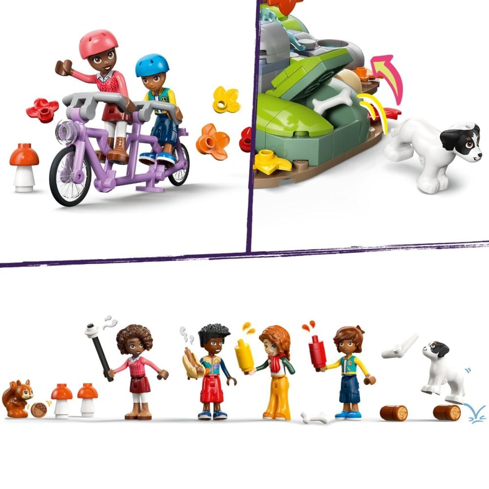LEGO® Friends - Cabana primitoare in Padure Toamna (42705)