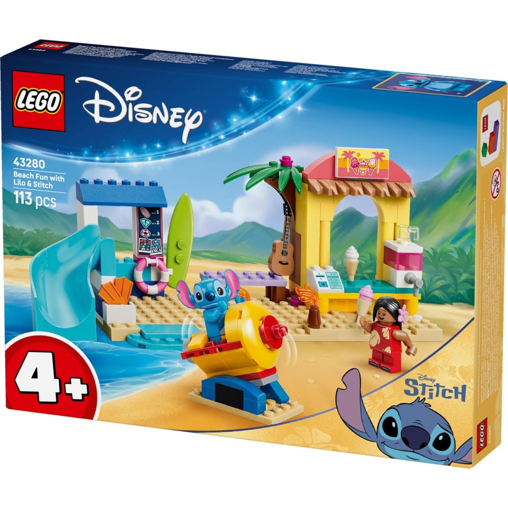 LEGO® Disney Classics - Distractie pe plaja cu Lilo si Stitch (43280)