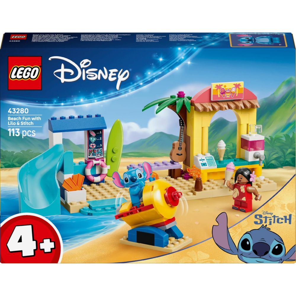 LEGO® Disney Classics - Distractie pe plaja cu Lilo si Stitch (43280)