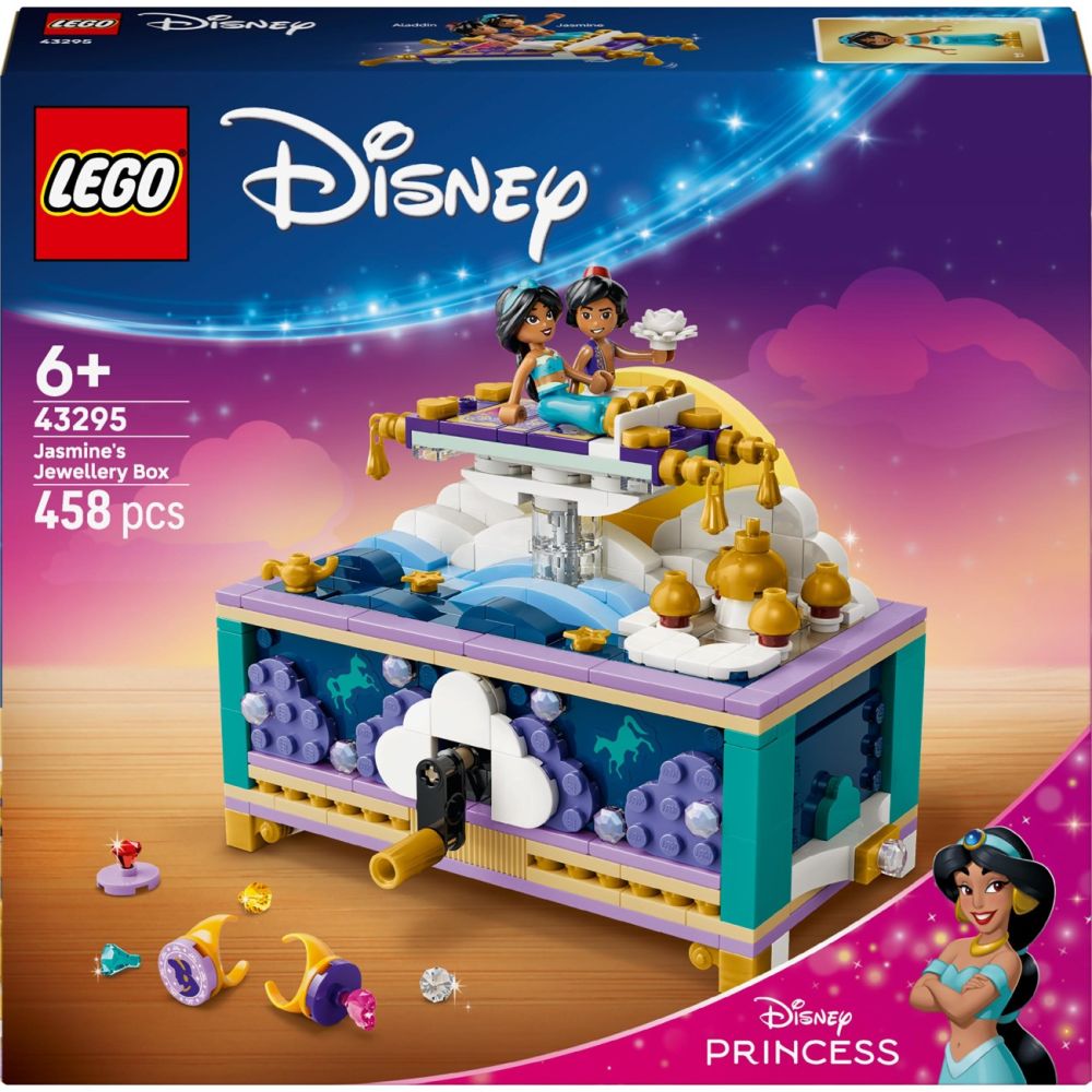 LEGO® Disney Princess - Cutia cu bijuterii a lui Jasmine (43295)