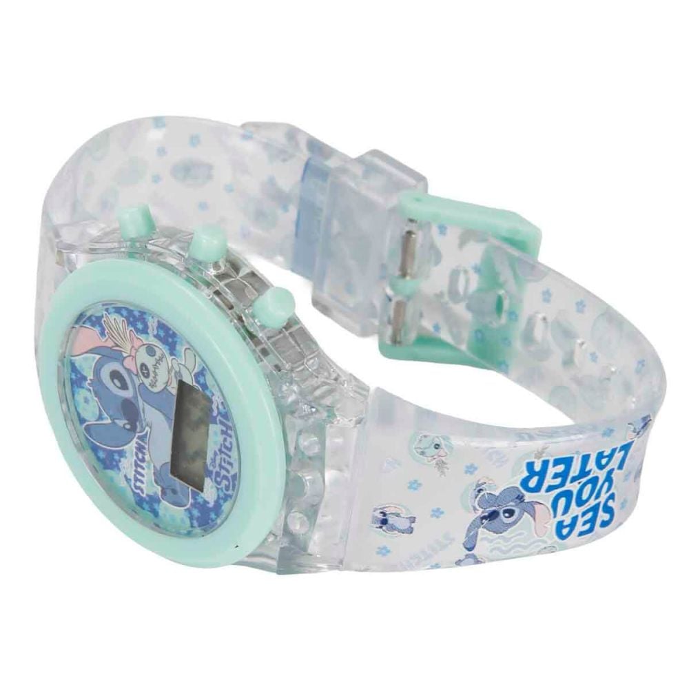 Ceas de mana digital cu lumini, Disney Stitch