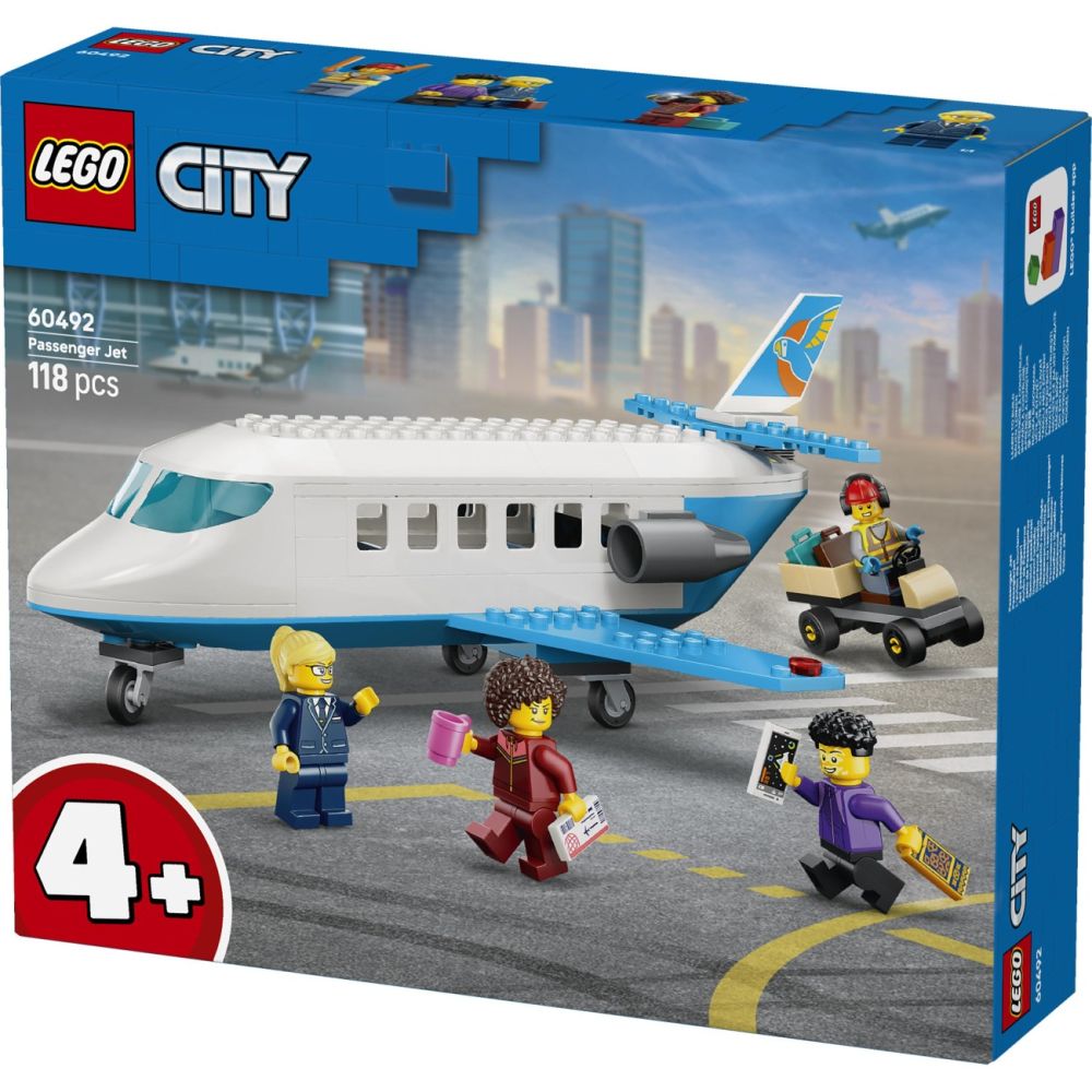 LEGO® City - Avion cu reactie pentru pasageri (60492)