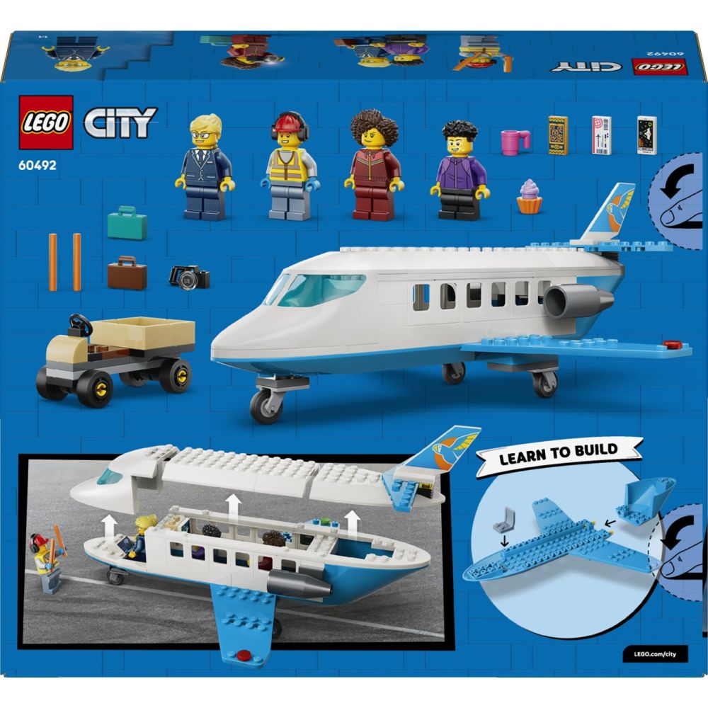 LEGO® City - Avion cu reactie pentru pasageri (60492)