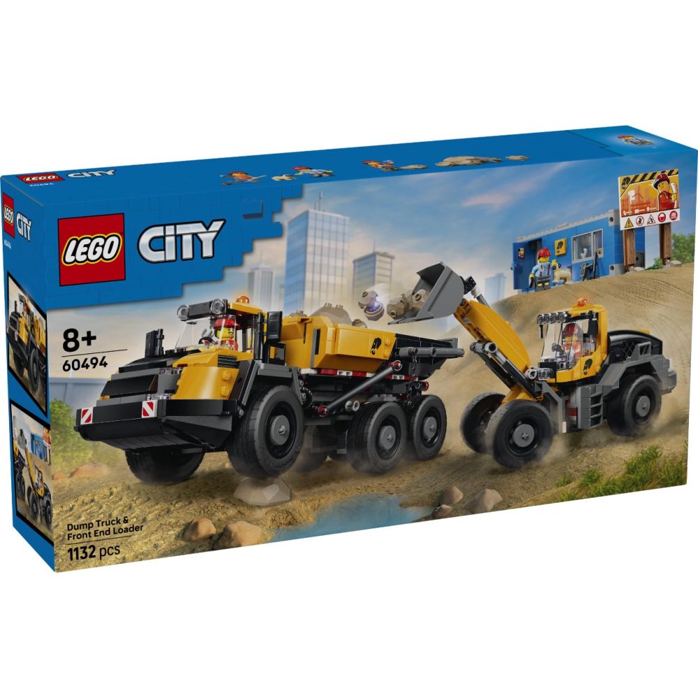 LEGO® City - Camion basculant si incarcator frontal (60494)