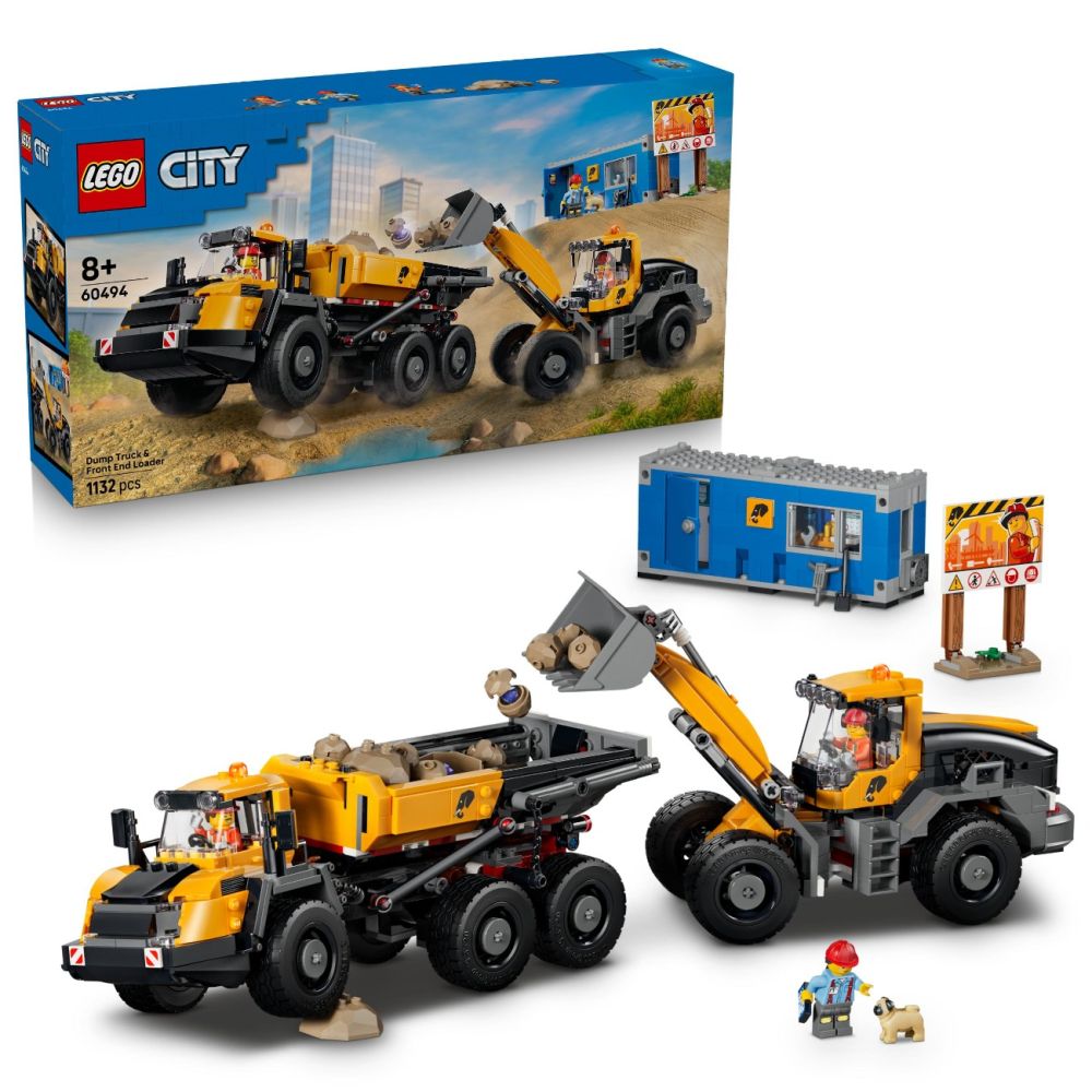 LEGO® City - Camion basculant si incarcator frontal (60494)